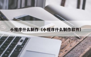 陆丰小程序什么制作（小程序什么制作软件）